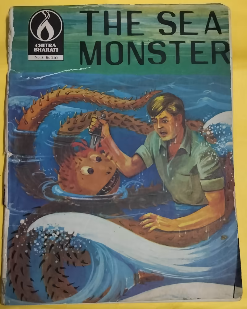 The Sea Monster - "old chitra bharati comics"