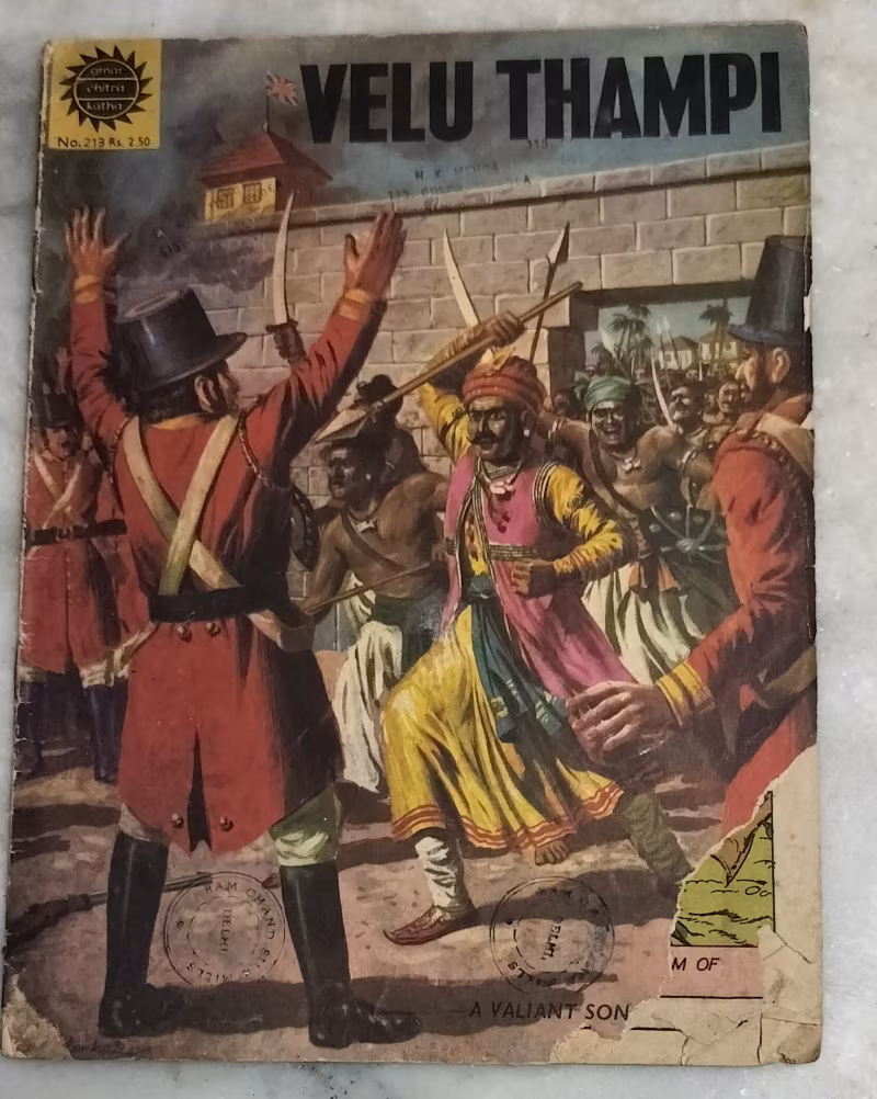 Velu Thampi - old Amar Chitra Katha