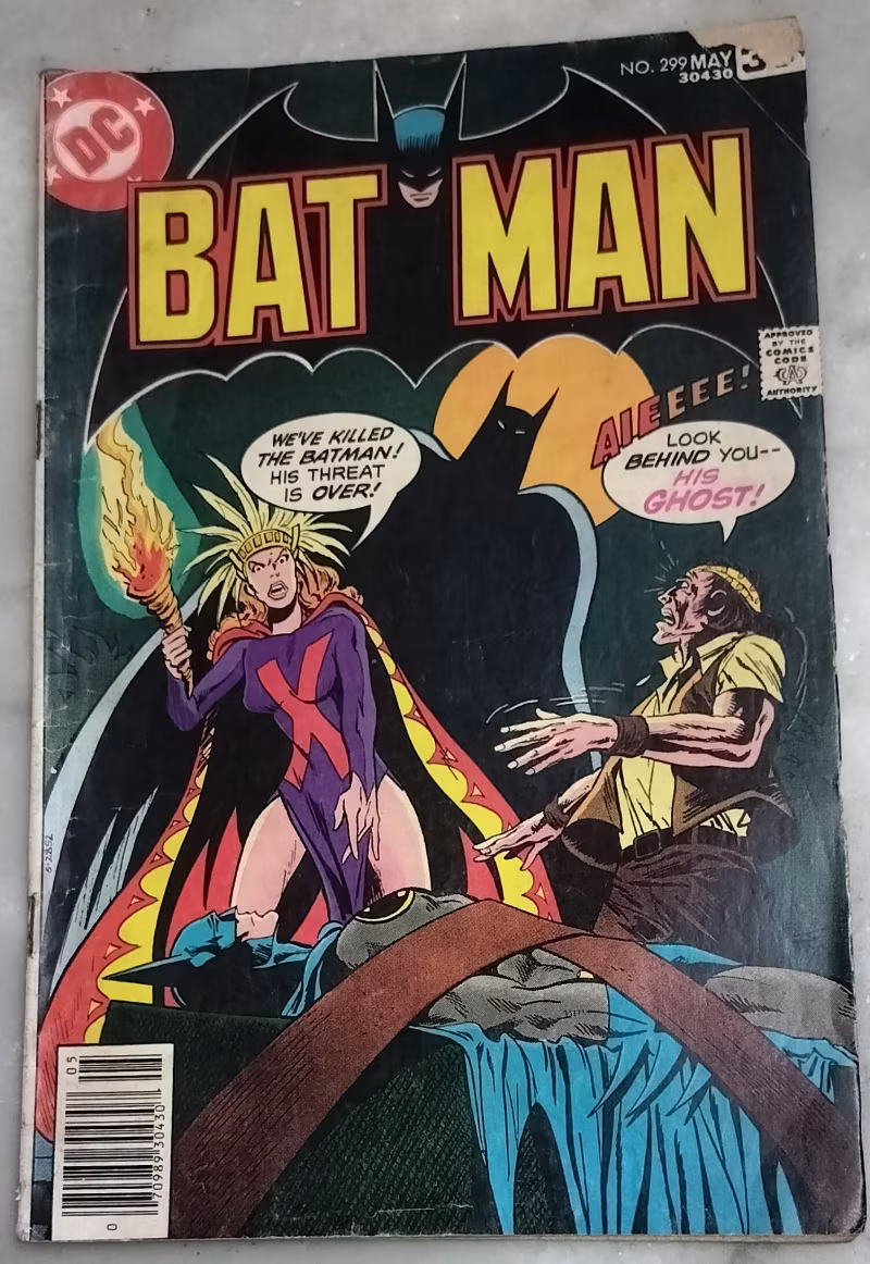 The Island of Purple Mist - Batman - old DC Comics