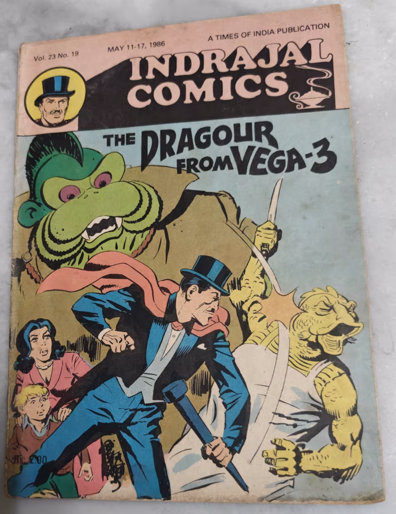 The Dragour from Vega 3 - Mandrake - Indrajal comics