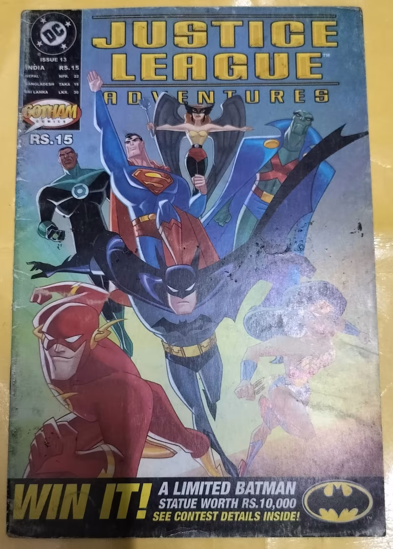 "Justice League Adventure" - "issue no.13"