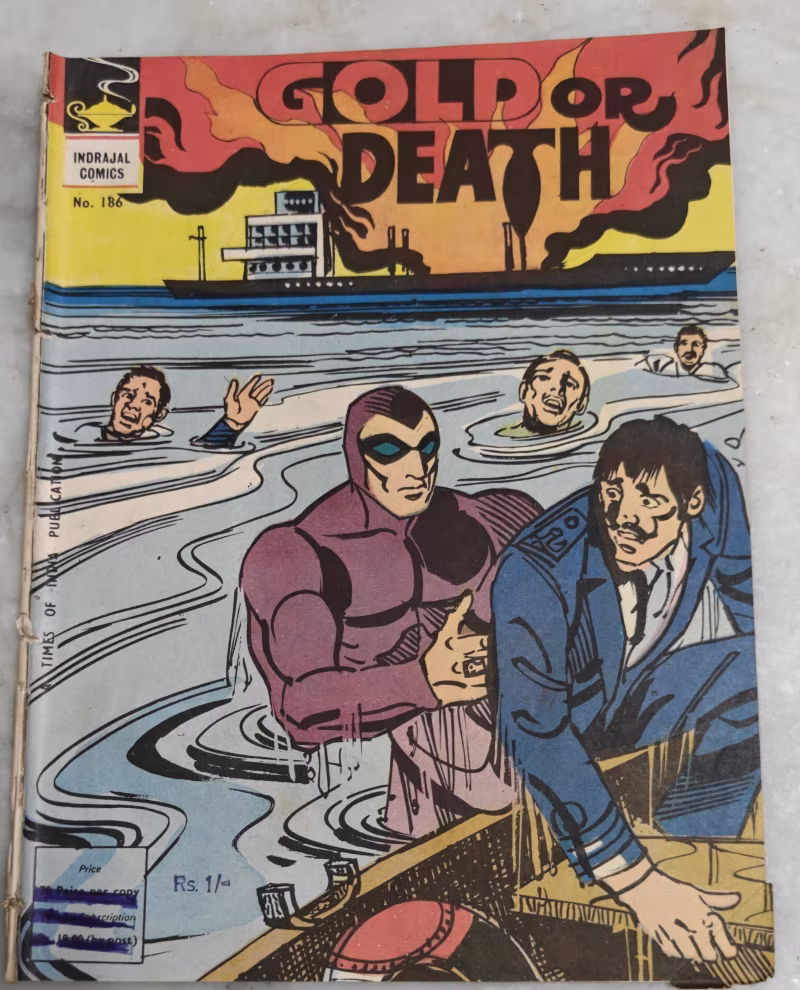 Gold or Death - The Phantom - Indrajal Comics