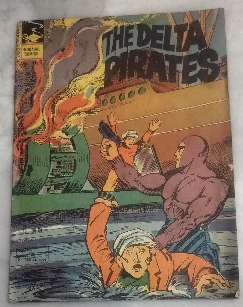 The Delta Pirates - Vintage Indrajal Comics - The Phantom