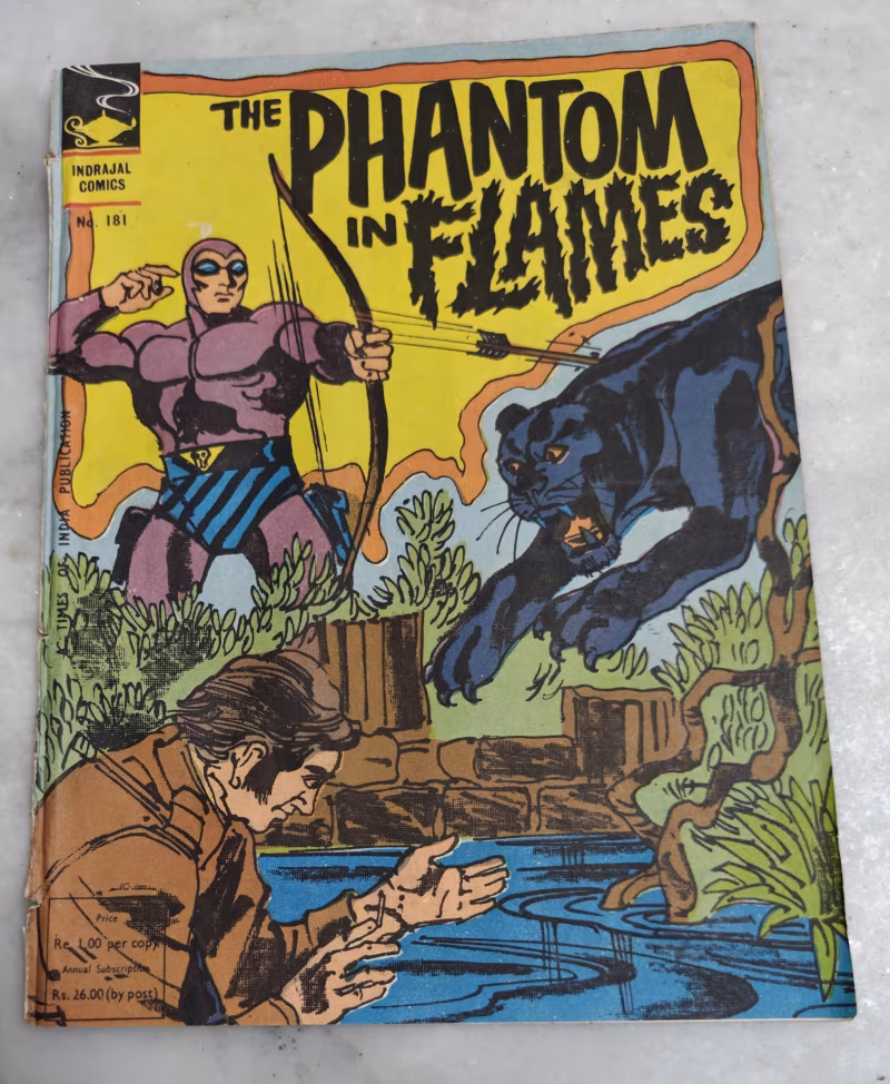 The Phantom in Flames - Indrajal Comics