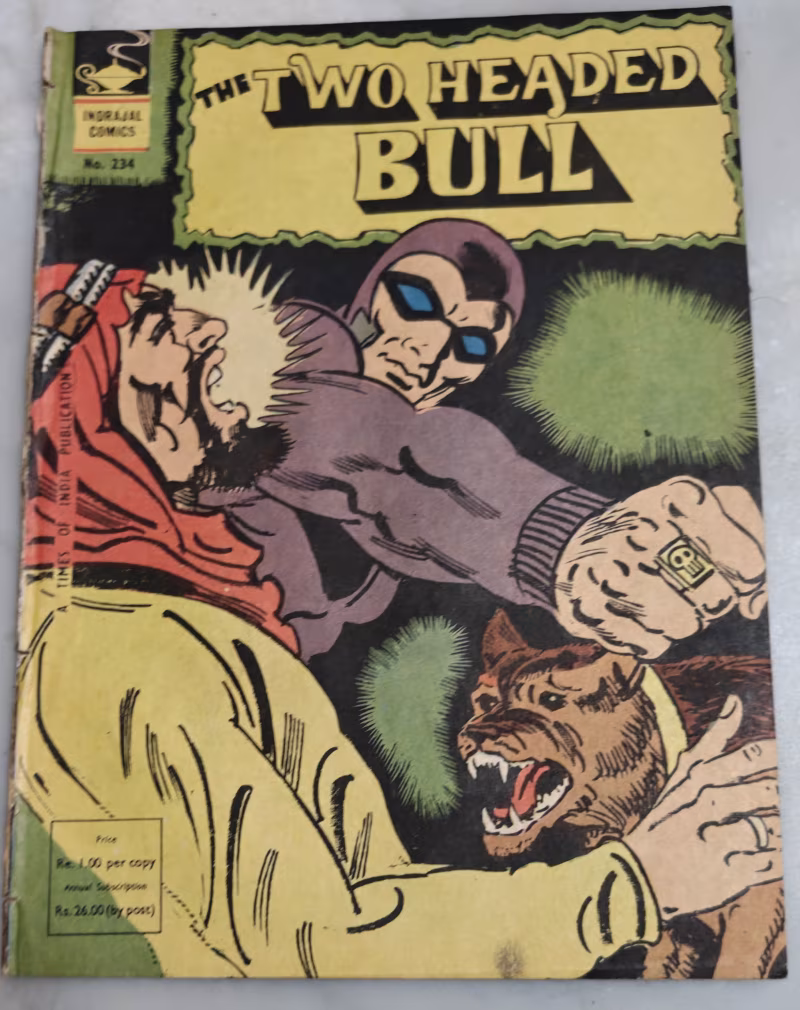 The Two Headed Bull - The Phantom - Indrajal comics