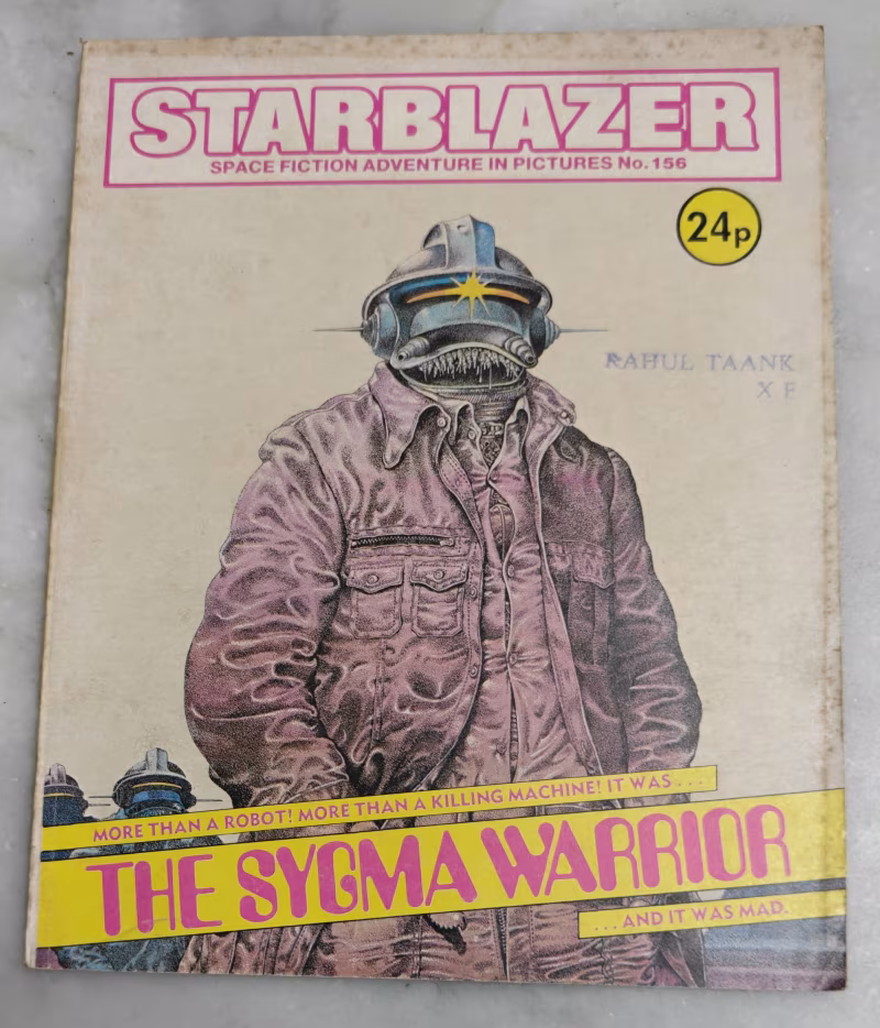 The Sygma Warrior - Starblazer - Space Fiction adventures in Pictures