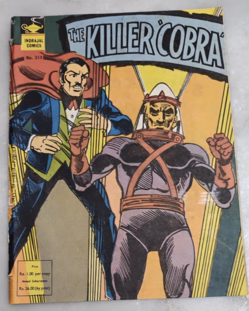 The Killer 'Cobra' - Mandrake - Indrajal Comics