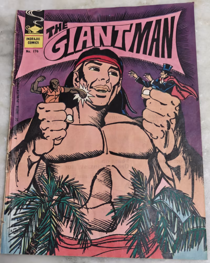 The Giant Man - Mandrake - Indrajal Comics