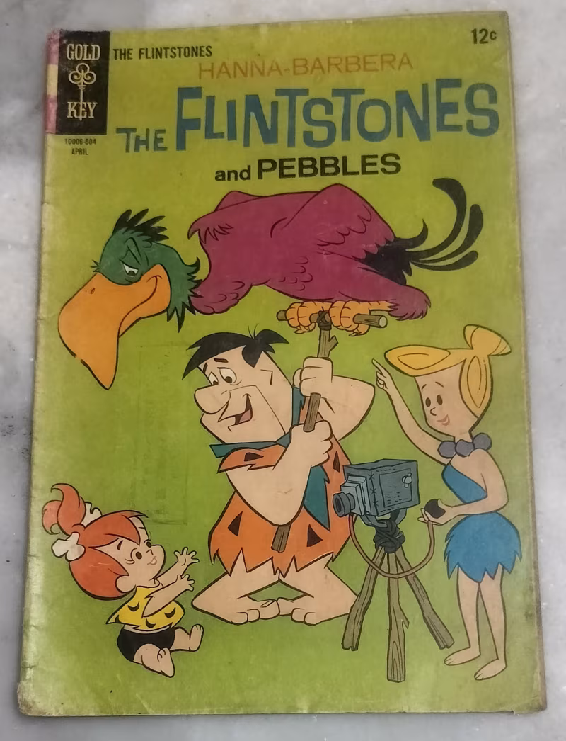 The Flintstones the lame brained trainer - old Gold Key Comics