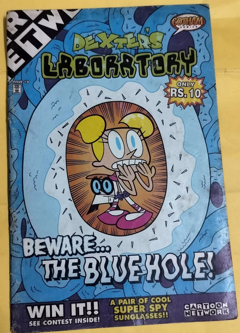 Beware The Blue Hole - "dexter's laboratory" - "issue no 6" - "gotham comics"