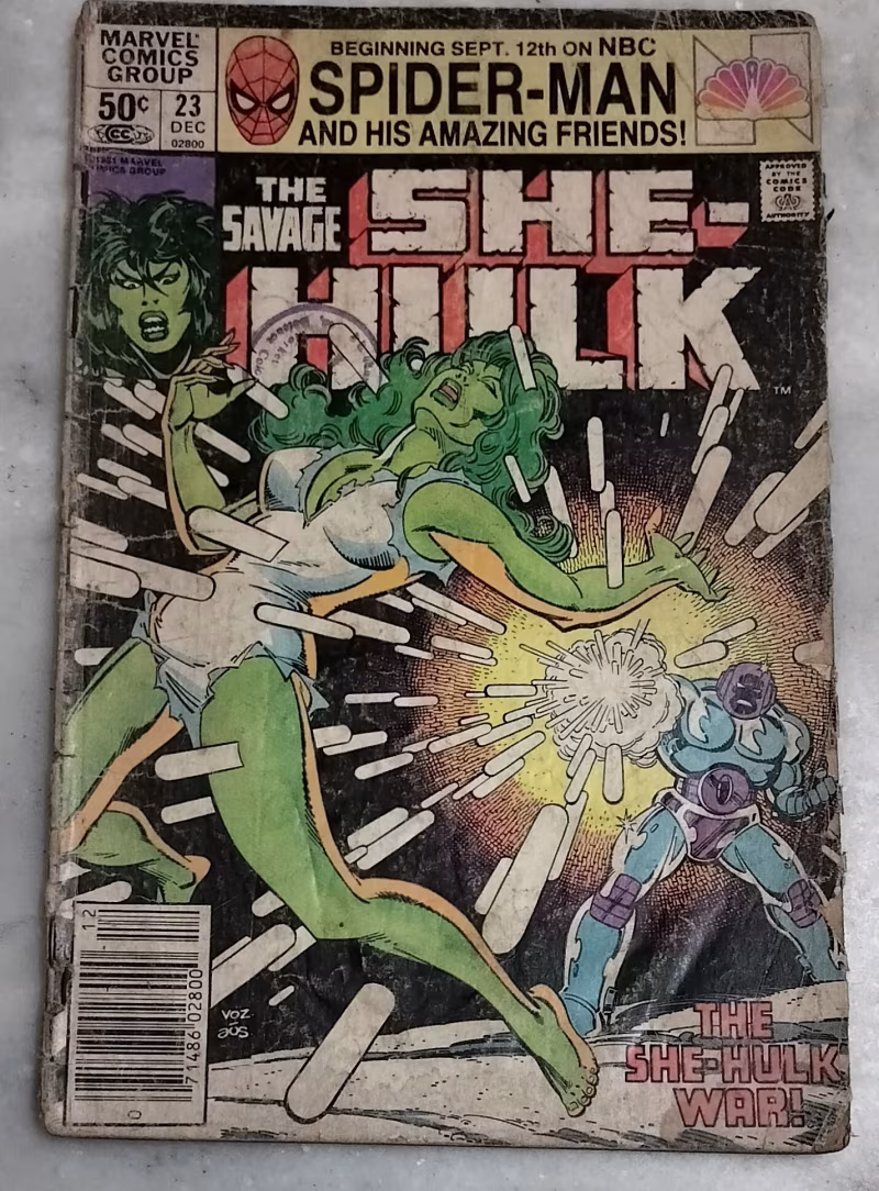The She- Hulk War - The Savage She Hulk - old Marvel Comics