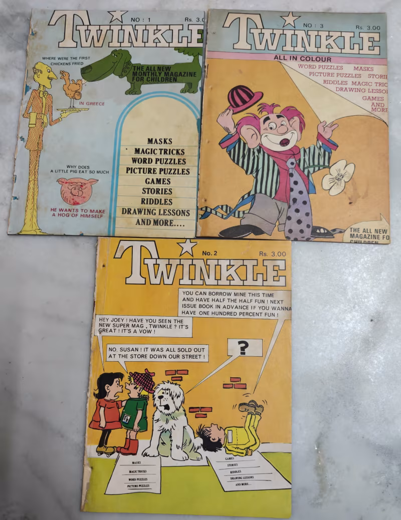 Twinkle issue no 1, 2 & 3