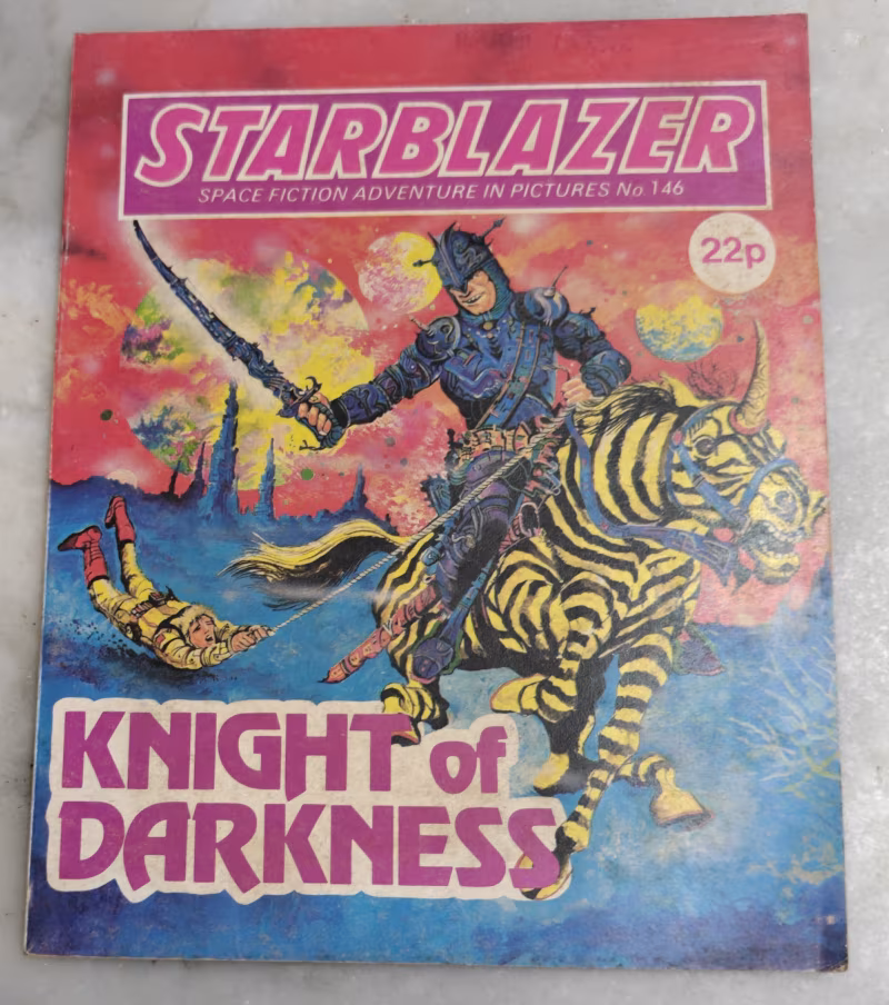 Knight of Darkness - Starblazer - Space Fiction adventures in Pictures