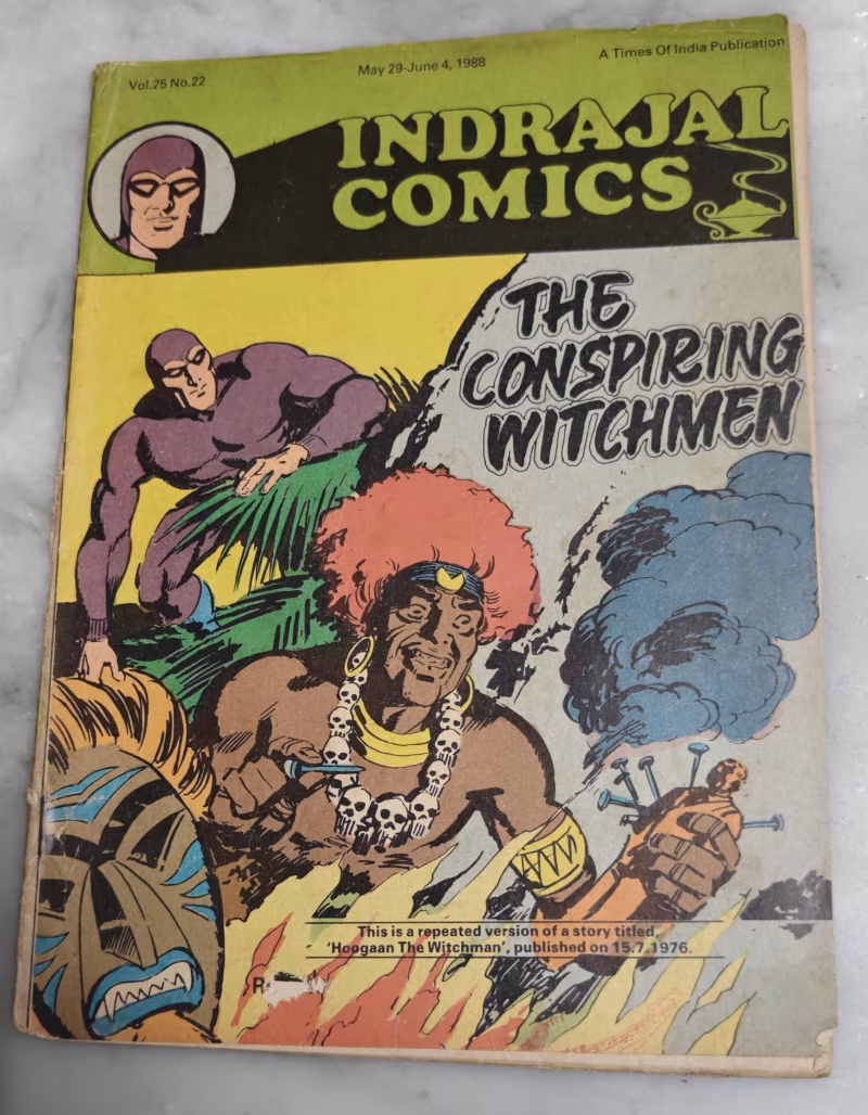 The Conspiring Witchmen - The Phantom - Indrajal Comics