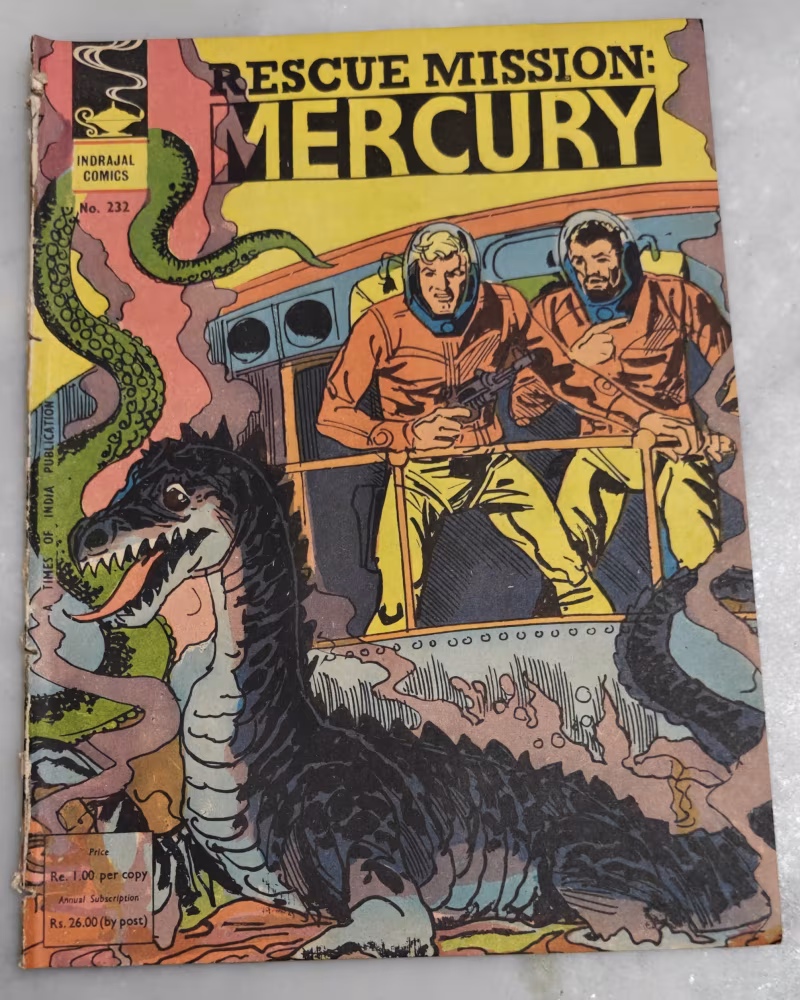 Rescue Missions Mercury - Indrajal Comics