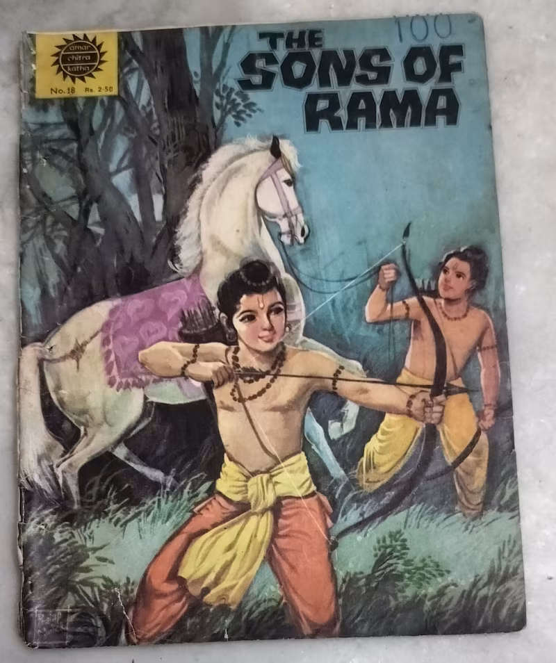 The Son Of Rama - vintage Amar Kshetra Katha