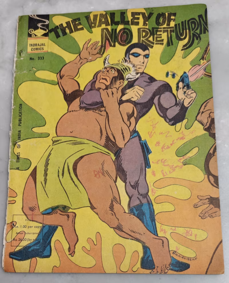 The Vally of No Return - The Phantom - Indrajal Comics