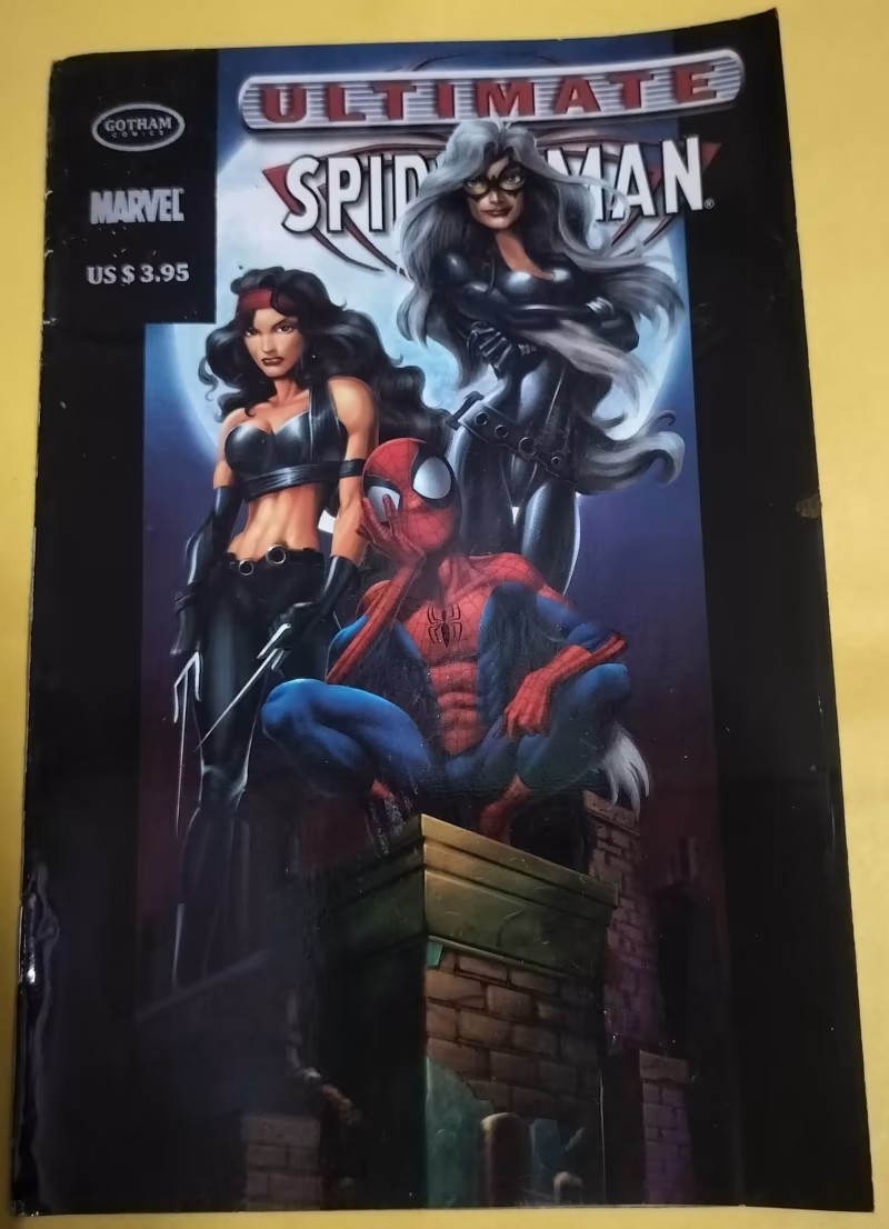 Cat Fight - "ultimate spider-man" - "gotham comics"- "issue no 31"