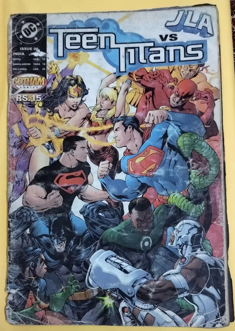 "JLA Vs Teen Titans" - Serial No.6
