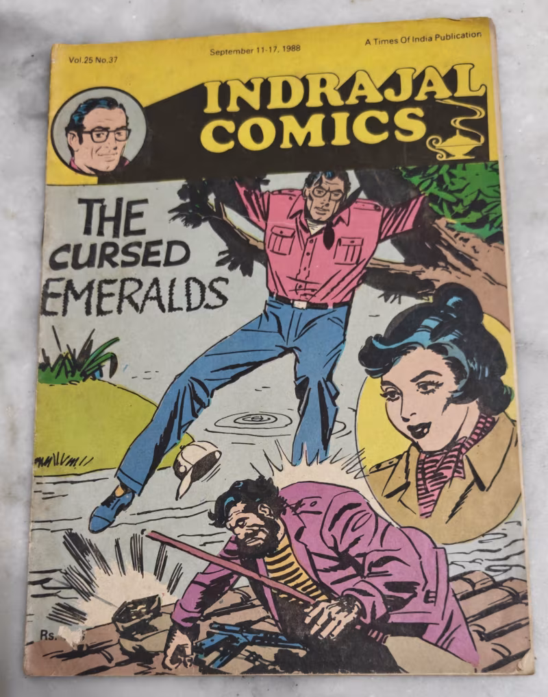 The Cursed Emeralds - Indrajal comics