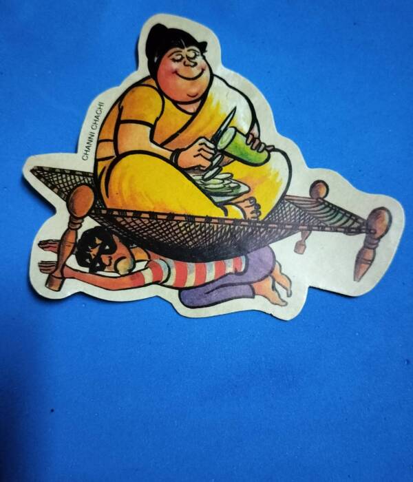 Diamond comic vintage sticker