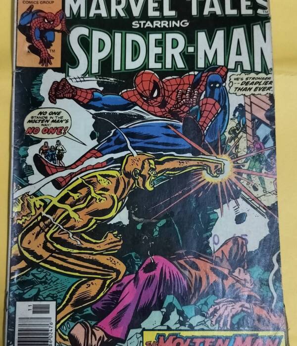 The Master Plan of the Molten Man! - "marvel tales starring spider-man"- "old spider-man comics"