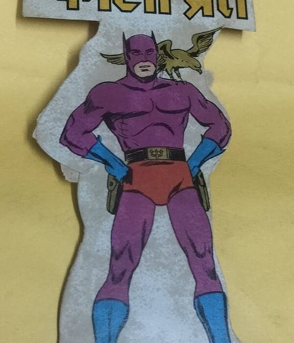 Manoj Chitra Katha vintage stickers - "old kala pret sticker"