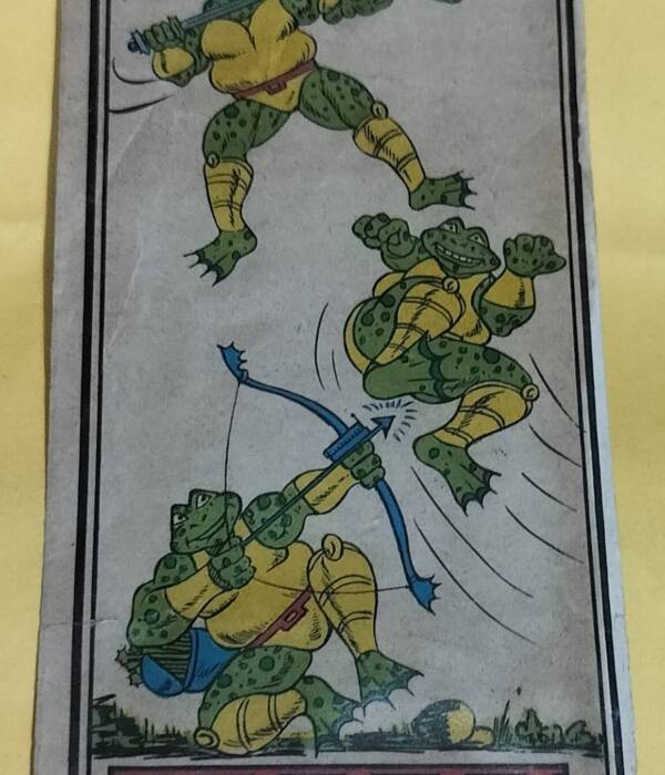 Raj Comics freebies stickers - "old fighter todus sticker"