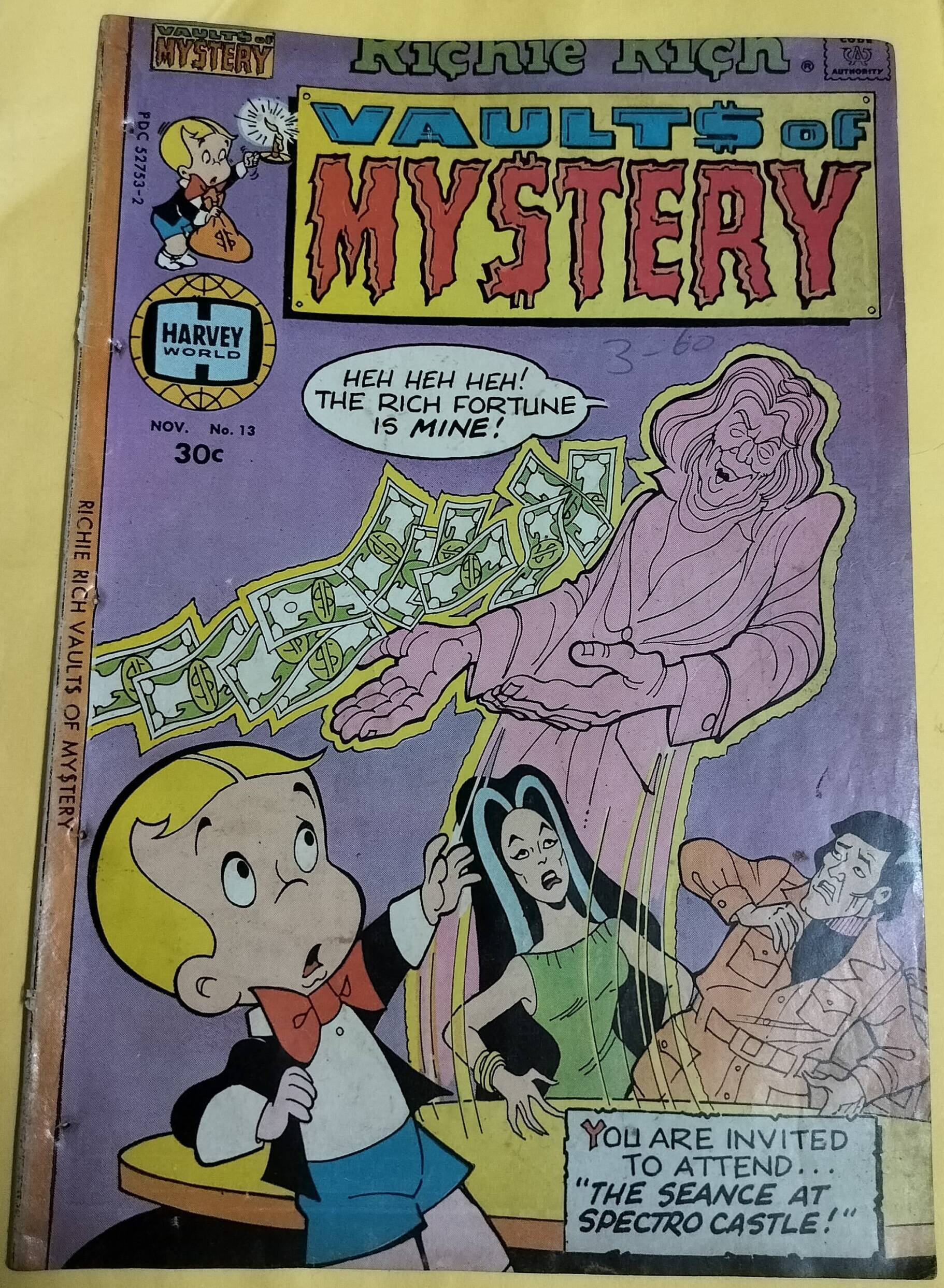 The Seance at Spectro Castle - "richie rich vaults of mystery"