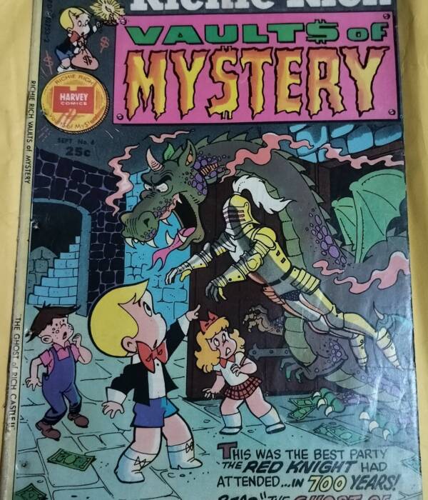 The Ghost of Rich Castle - "richie rich vaults of mystery"