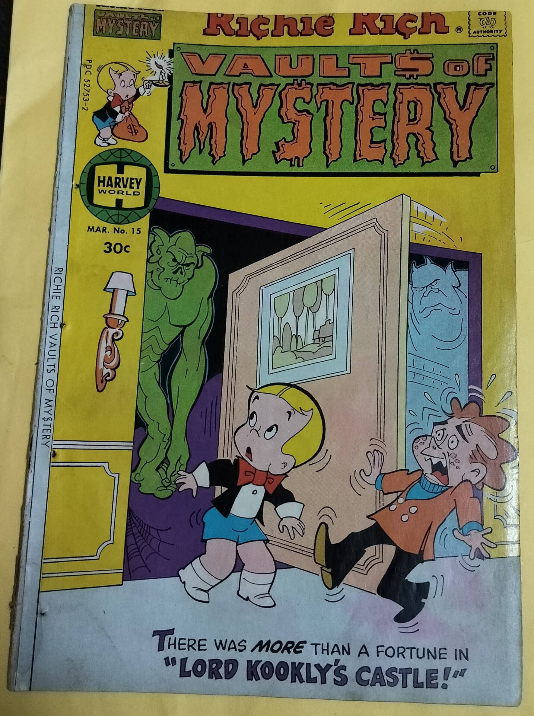 In Lord Kookly's Castle - "richie rich vaults of mystery"