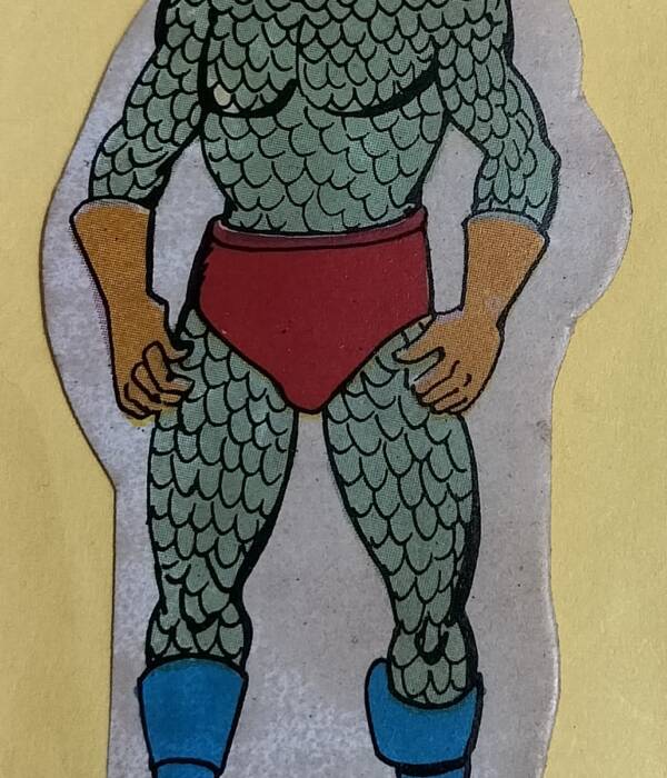 Manoj Comics freebies stickers - "p s 4"