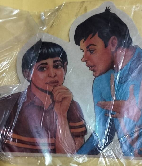 Diamond Comics Old Stickers - "vintage lambu motu freebies stickers"