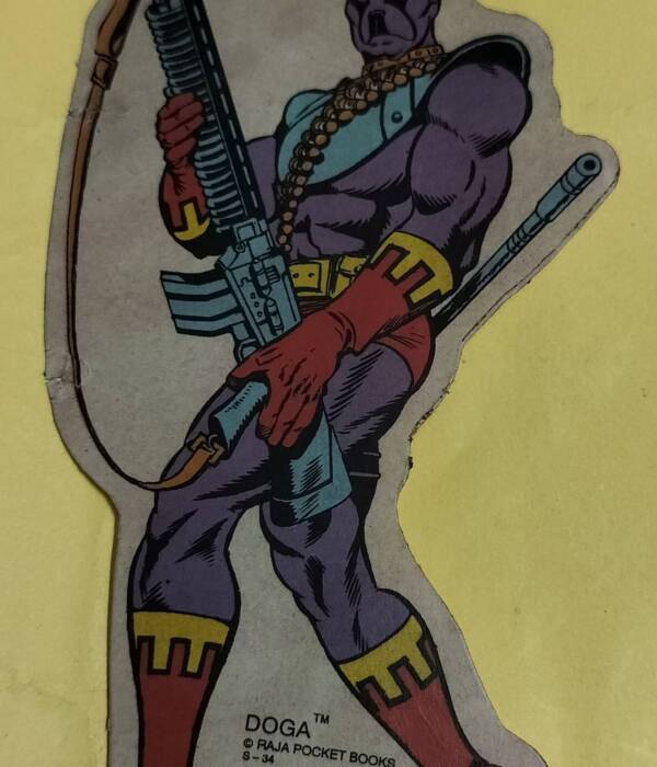 Raj Comics old stickers - "vintage dog freebies stickers" - "sn 34"