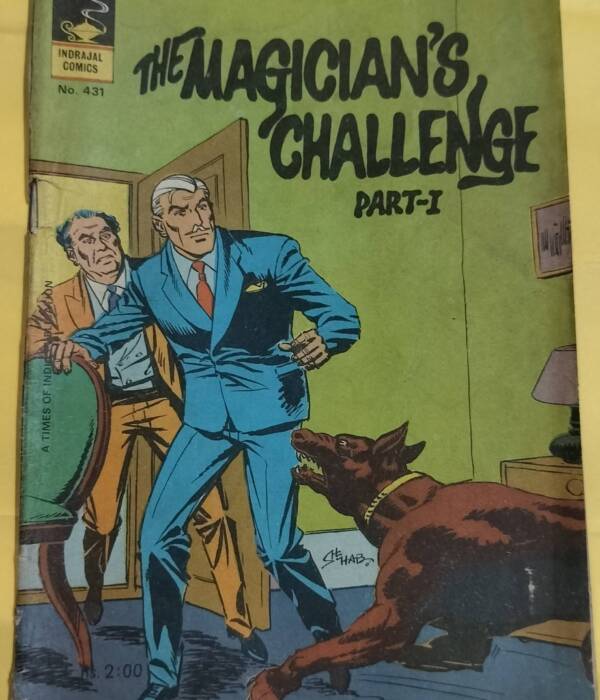 The Magician's Challenge Part-I - "issue no-431" - "mandrake" - "vintage indrajal comics"