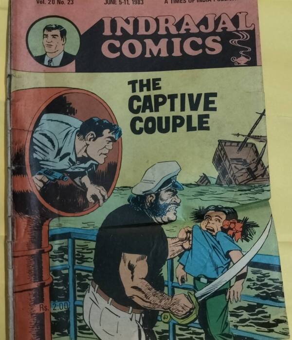 The Captive Couple - "vol-21-no-23" - "old indrajal comics"