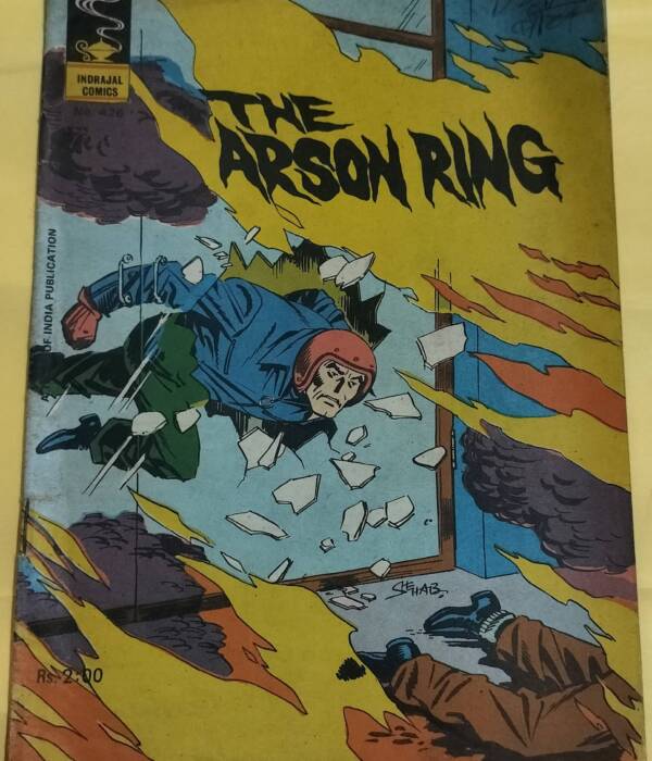 The Arson Ring - "issue no-426" - "vintage indrajal comics"