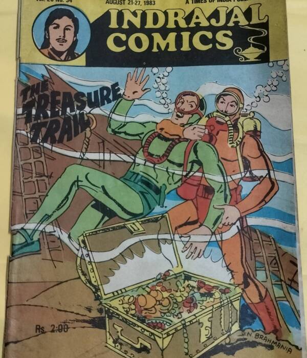 The Treasure Train - "vol-20-no-34" - "bahadur" - "old indrajal comics"