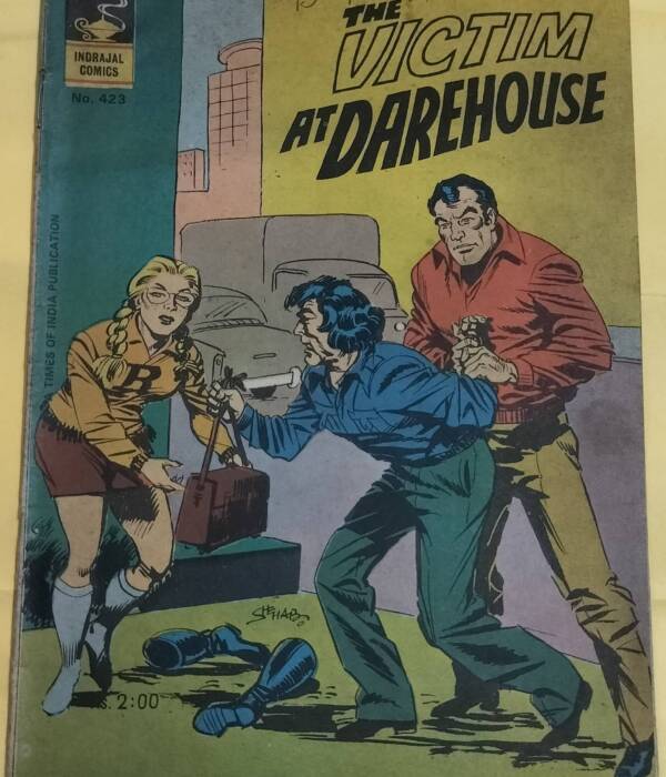 The Victim at Darehouse - "issue no-423" - "indrajal comics"