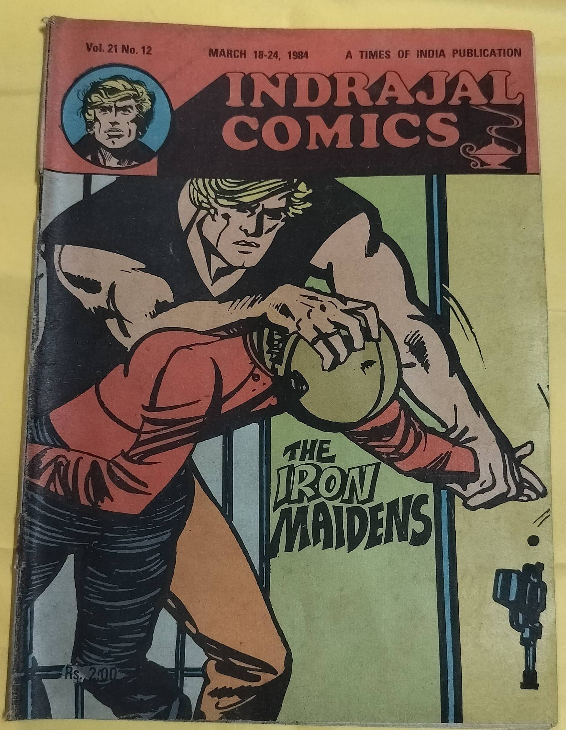 The Iron Maidens - "vol-21-no-12 - "indrajal comics"