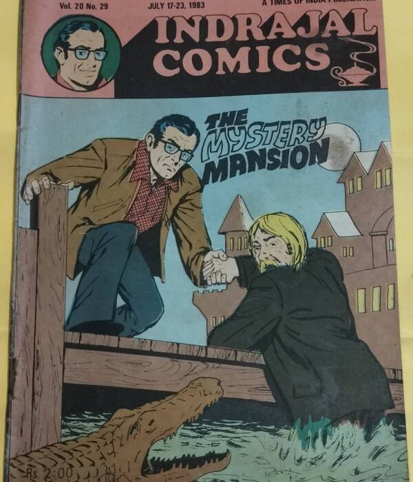 The Mystery Mansion - "vol-20-no-29" - "vintage indrajal comics"