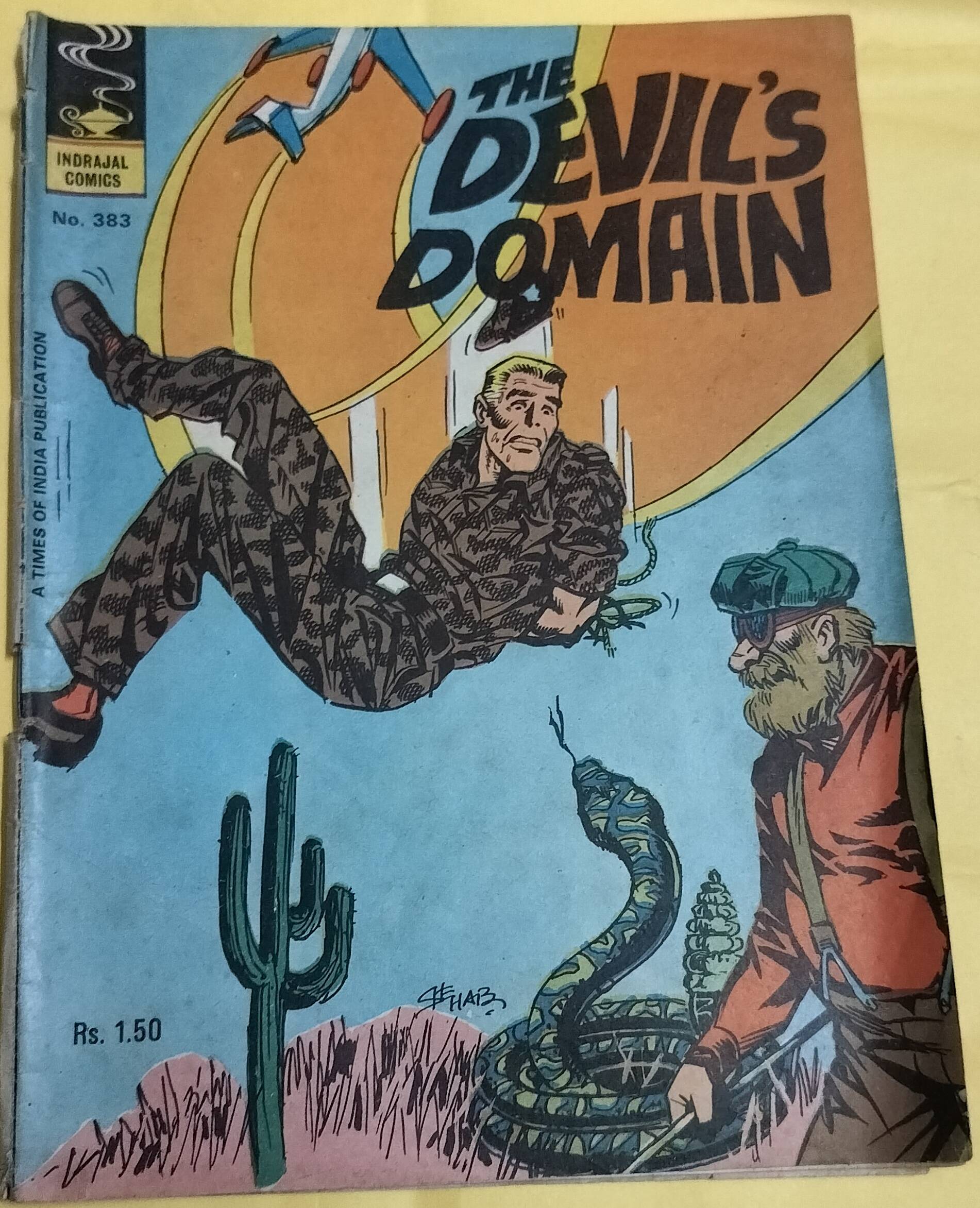 The Devil's Domain - "issue no-383" - "old indrajal comics"