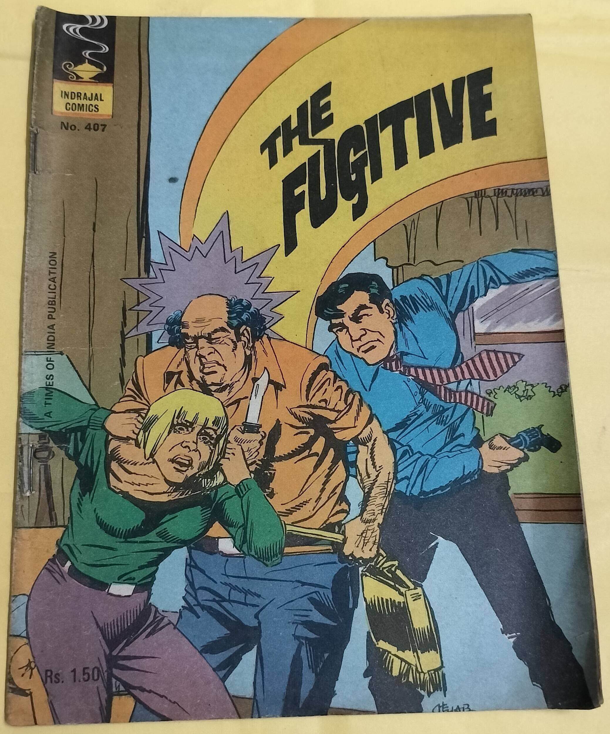 The Fugitive - "issue no-407" - "vintage indrajal comics"