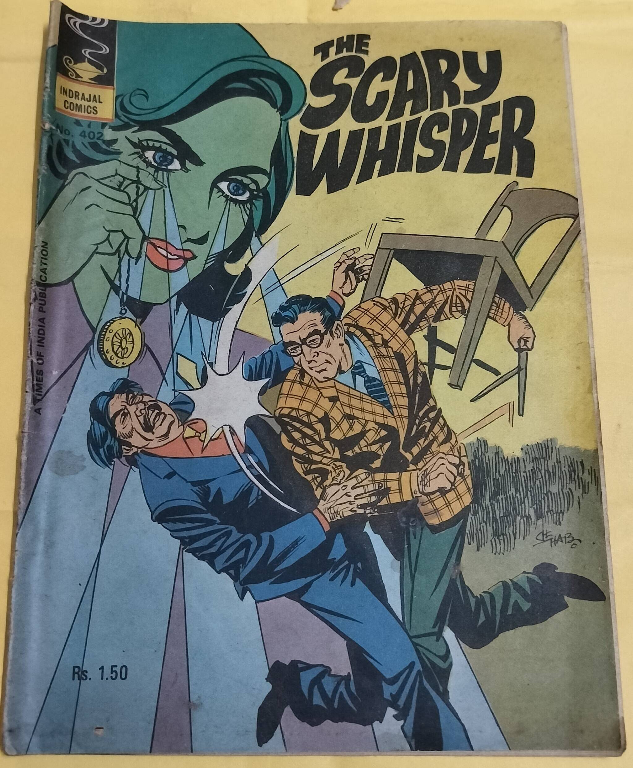 The Scary Whisper - "issue no-402"- "old indrajal comics"