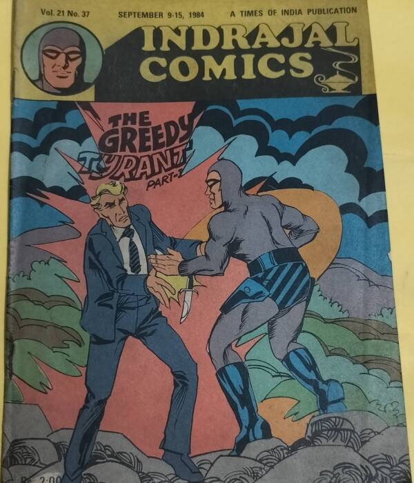 The Greedy Tyrant Part-1 - "vol-21, no-37"-  "phantom" - "indrajal comics"