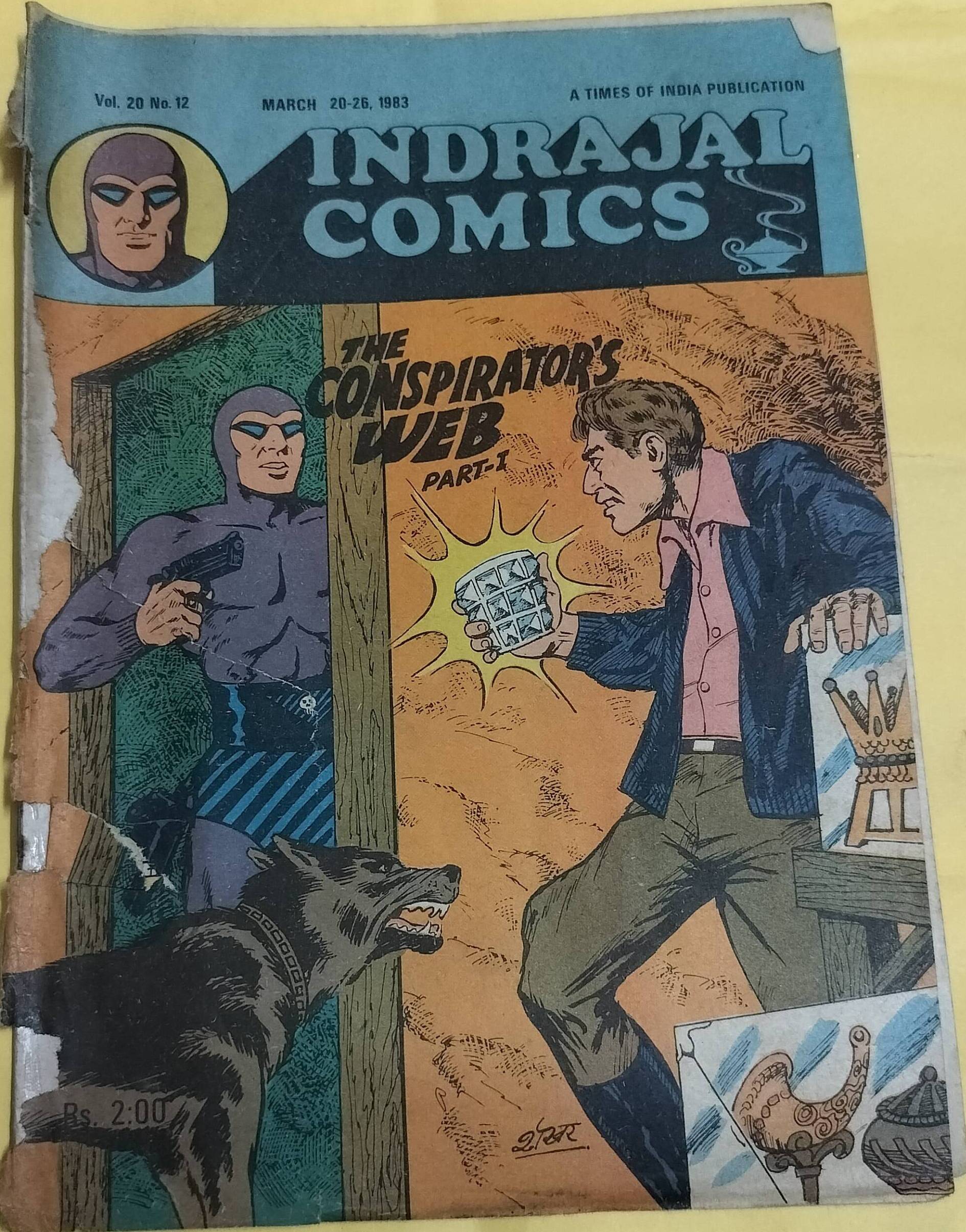 The Conspirator's Web Part-I - "vol-20-no-12" - "phanotm"- "old indrajal comics"