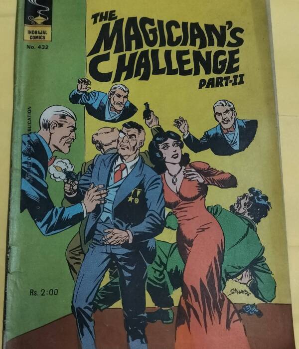 The Magician's Challenge Part-III - "issue no-432" - "mandrake" - "vintage indrajal comics"