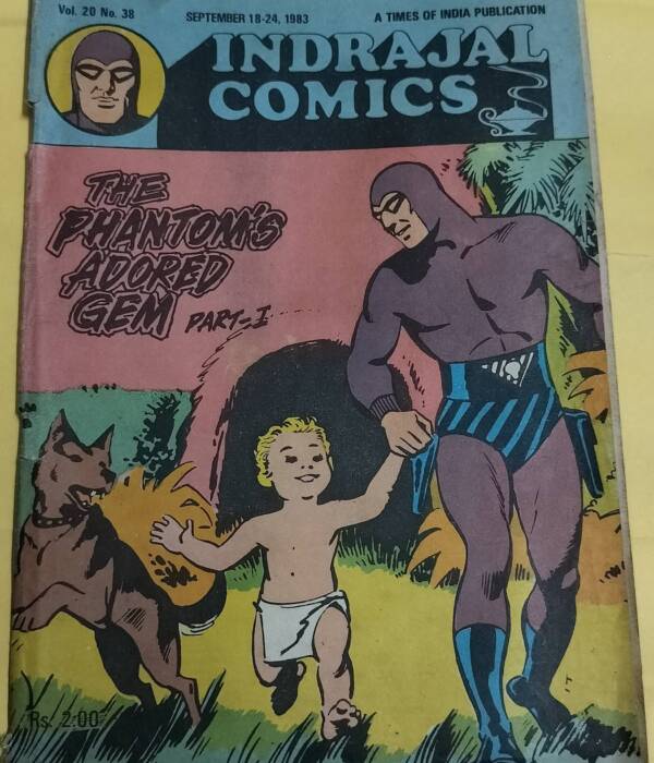 The Phantom's Adored Gem Part-I - "vol-20-no-38- "phantom" - "indrajal comics"