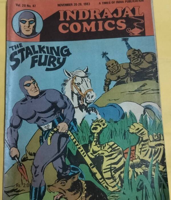The Stalking Fury - "vol-20-no-47" - "phantom" - "old indrajal comics"