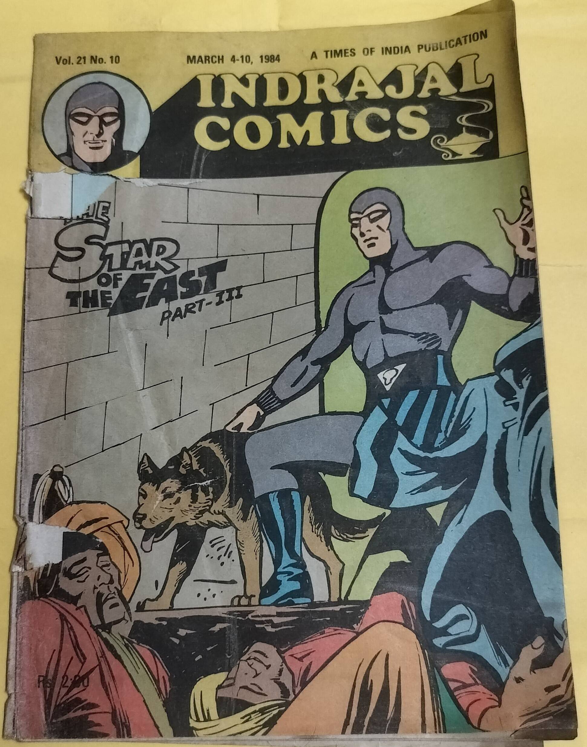 The Star of the East Part-III - "vol-21-no-10 - "phantom" - "vintage indrajal comics"